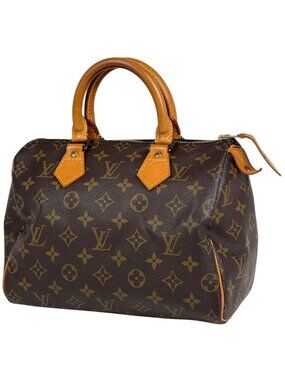 Louis Vuitton Speedy 25 Handbag Monogram Brown
